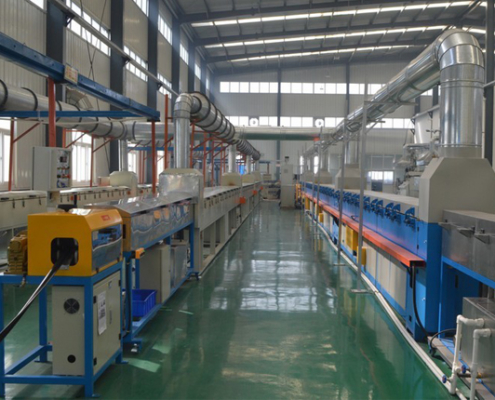 Continuous Vulcanization (CV) extrusion lines (microwave curing/vulcanization + hot air curing/vulcanization)