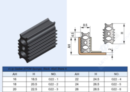 Lip Gasket EPDM Sponge