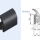 Co-extrusion Rubber Profile EPDM with embedded wire / steel carrier