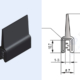 Sealing Profile soft rubber/sponge rubber EPDM with embedded wire / steel carrier