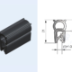 Clip-on Rubber Door Seals Self-clamping gaskets