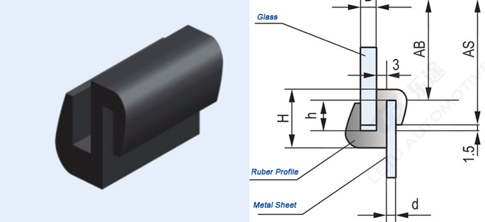 Window Seal Window Profile EPDM Solid Rubber