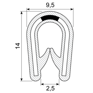 PVC Plastic Edge Trims