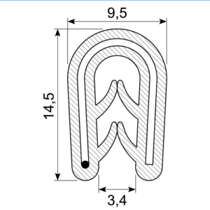 PVC Plastic Edge Trims