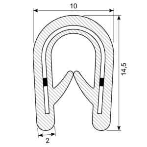 PVC Plastic Edge Trims