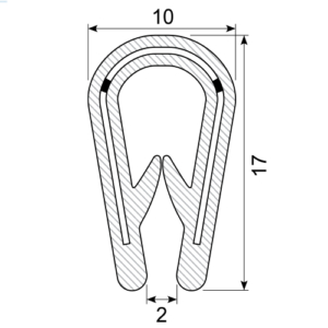 PVC Plastic Edge Trims