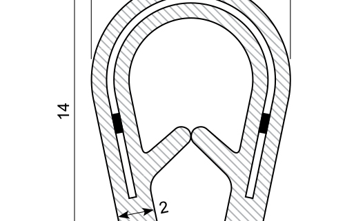 PVC Plastic Edge Trims