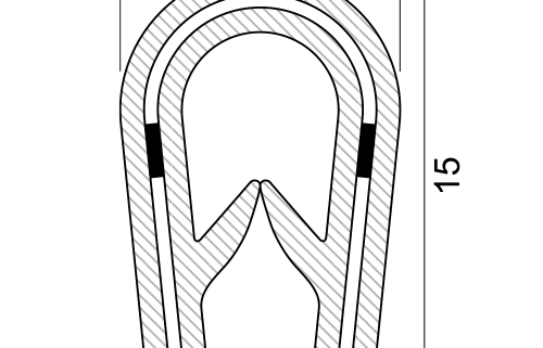 PVC Plastic Edge Trims