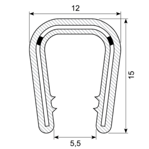 PVC Plastic Edge Trims