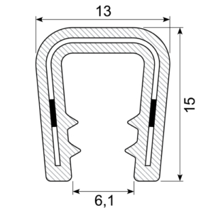 PVC Plastic Edge Trims