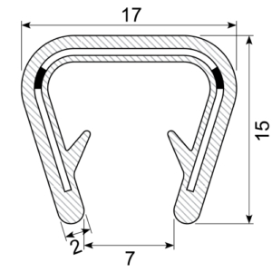 PVC Plastic Edge Trims