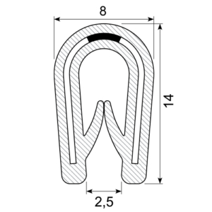 Marine Flexible Vinyl Trim