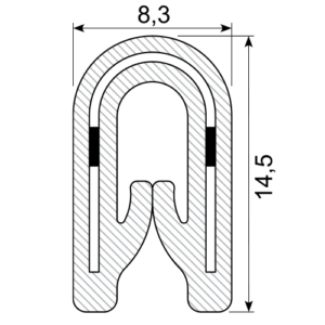 Edge Trim Metal Core