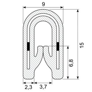 Embossed Marine Trim for Edges