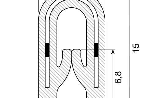 Embossed Marine Trim for Edges