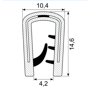 PVC Plastic Edge Trims