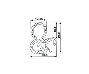 EPDM Edge Protection Sealing Profiles