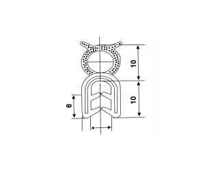 EPDM Edge Protection Sealing Profiles