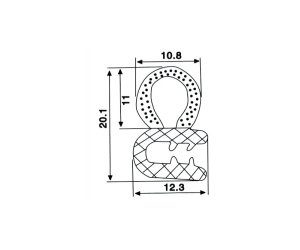 EPDM Edge Protection Sealing Profiles