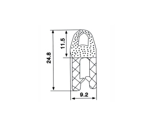 EPDM Edge Protection Sealing Profiles