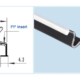 Urethane Foam Weatherstripping Seal for Kerf Frames