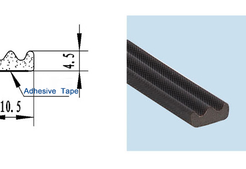 PU Window Foam Seals with Adhesive Tape