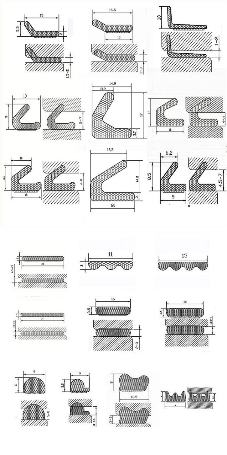 Q-Lon Urethane Foam Kerf Weatherstripping