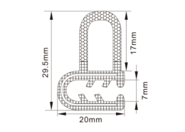 Rubber Edge Trim Seals