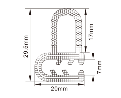 Rubber Edge Trim Seals