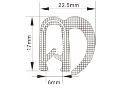 Rubber Edge Trim Seals