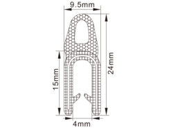 Rubber Edge Trim Seals