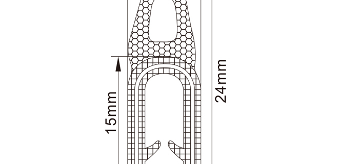 Rubber Edge Trim Seals