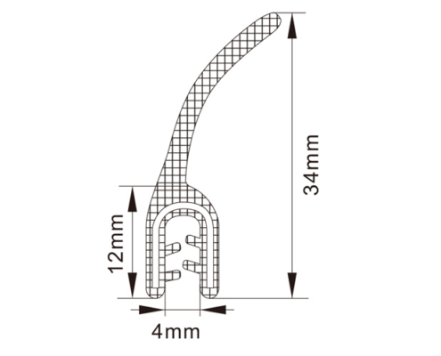 Rubber Edge Trim Seals