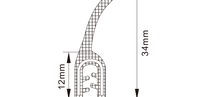 Rubber Edge Trim Seals