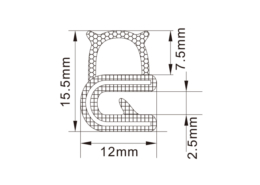 Rubber Edge Trim Seals