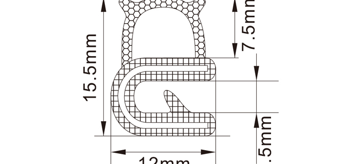 Rubber Edge Trim Seals