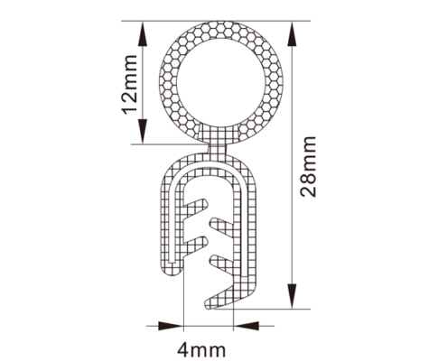 Rubber Edge Trim Seals