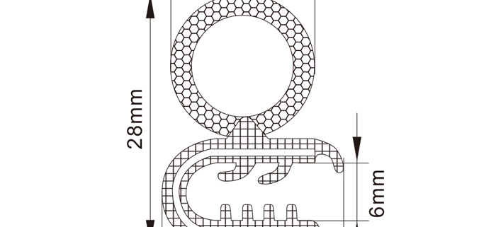 Rubber Edge Trim Seals