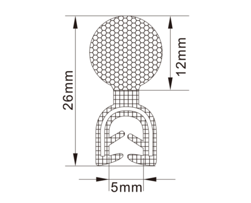 Rubber Edge Trim Seals