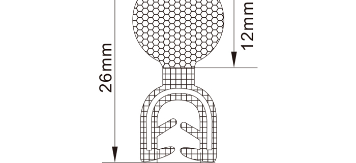 Rubber Edge Trim Seals