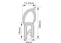 Rubber Edge Trim Seals