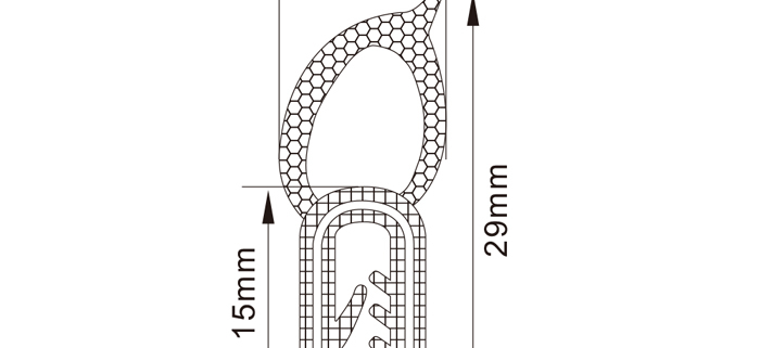 Rubber Edge Trim Seals