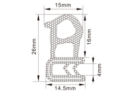 Rubber Edge Trim Seals