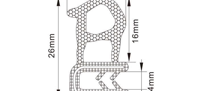 Rubber Edge Trim Seals