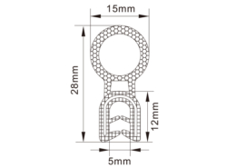 Rubber Edge Trim Seals