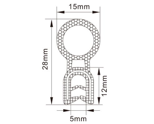 Rubber Edge Trim Seals