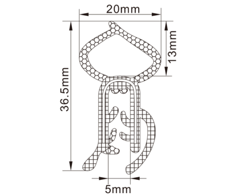 Rubber Edge Trim Seals