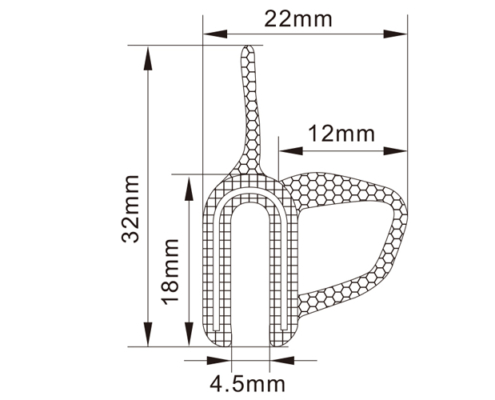 Rubber Edge Trim Seals