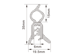 Rubber Edge Trim Seals