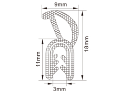 Rubber Edge Trim Seals